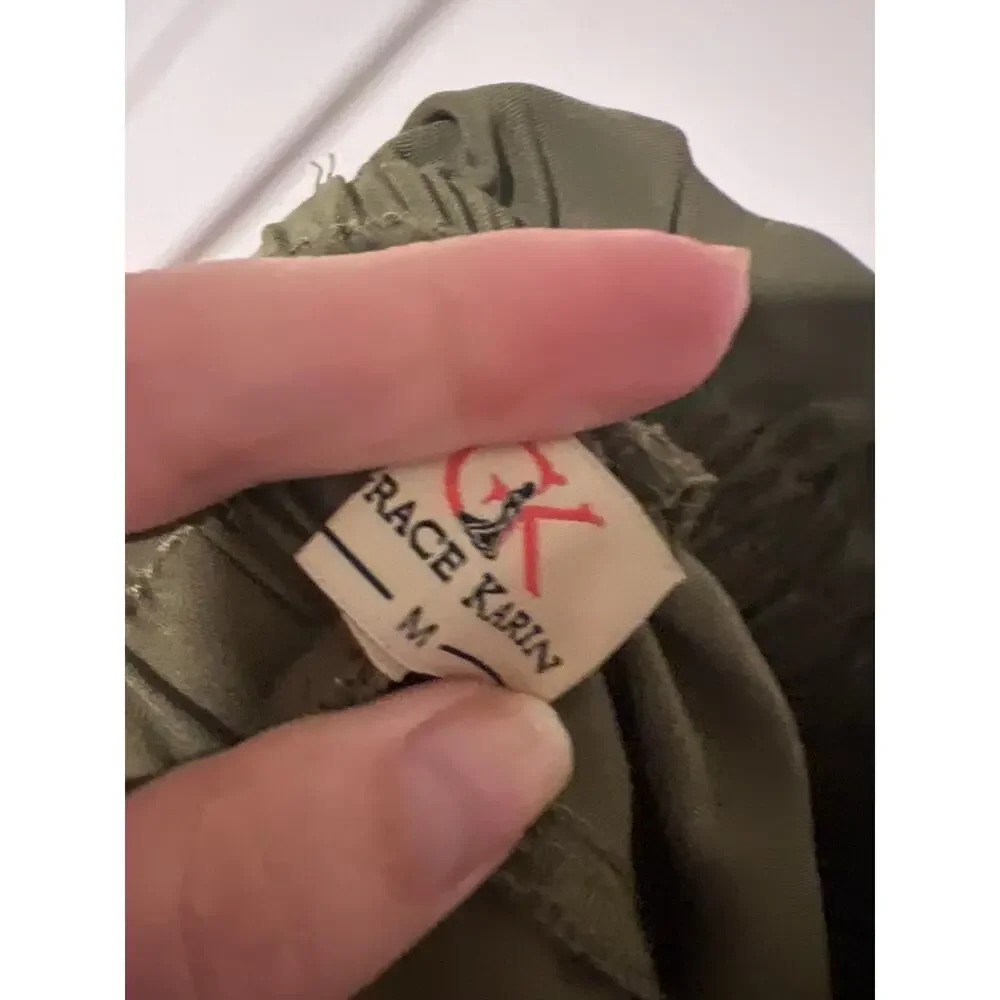 Grace Karin, Olive Green Shorts, Size M 1363o